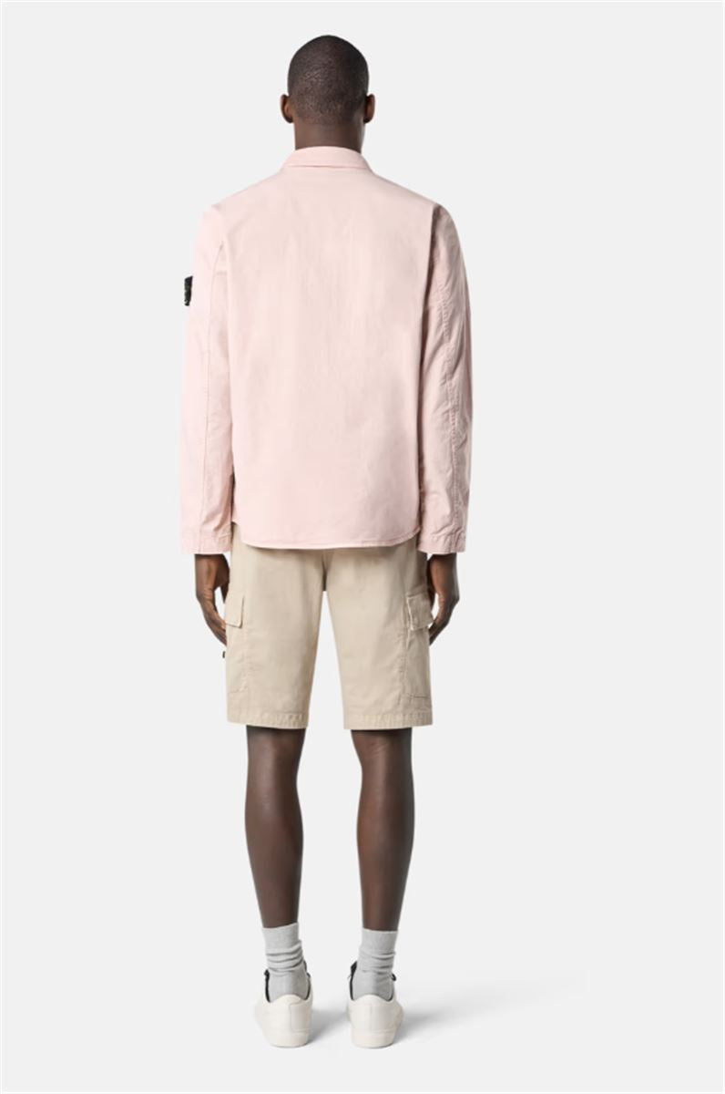 SLIM FIT CARGO BERMUDA SHORTS WITH ZIP POCKETS-STONE ISLAND-Verso