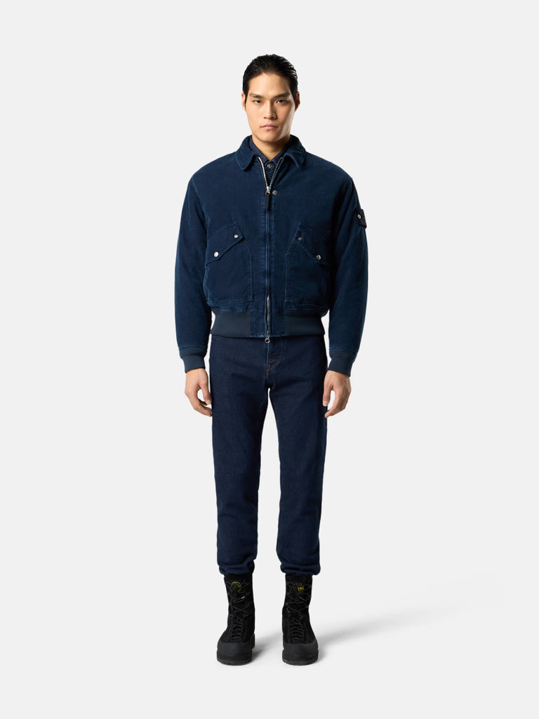 Slim-fit five-pocket jeans with rinsed finish-STONE ISLAND-Verso