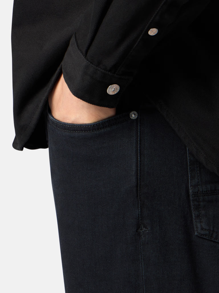 Slim-fit five-pocket jeans with rinsed finish-STONE ISLAND-Verso