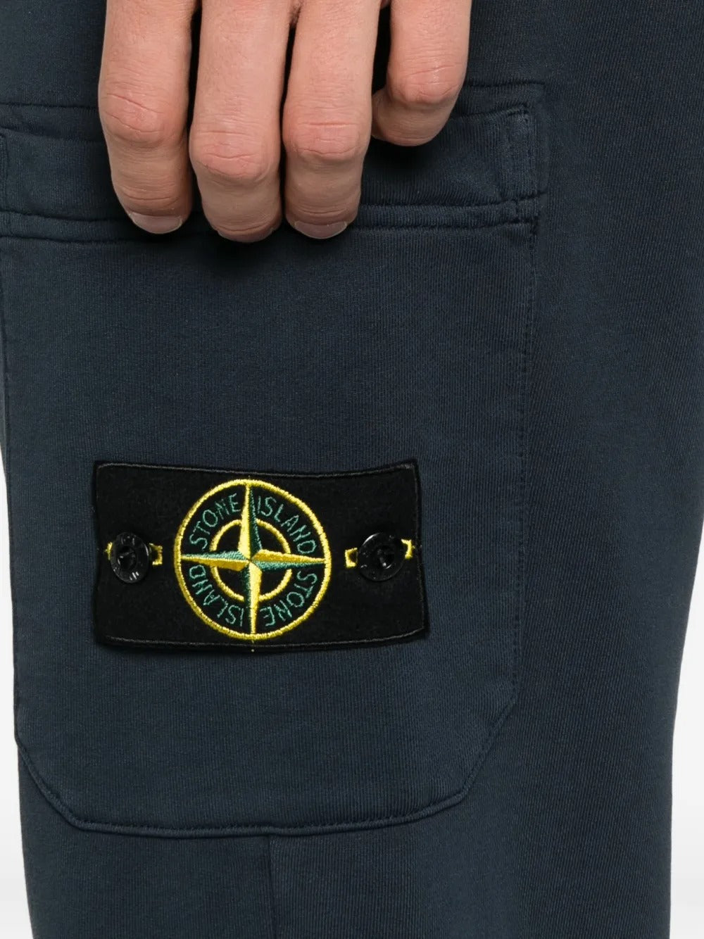 Slim-fit Joggers with Elasticated Waistband-STONE ISLAND-Verso