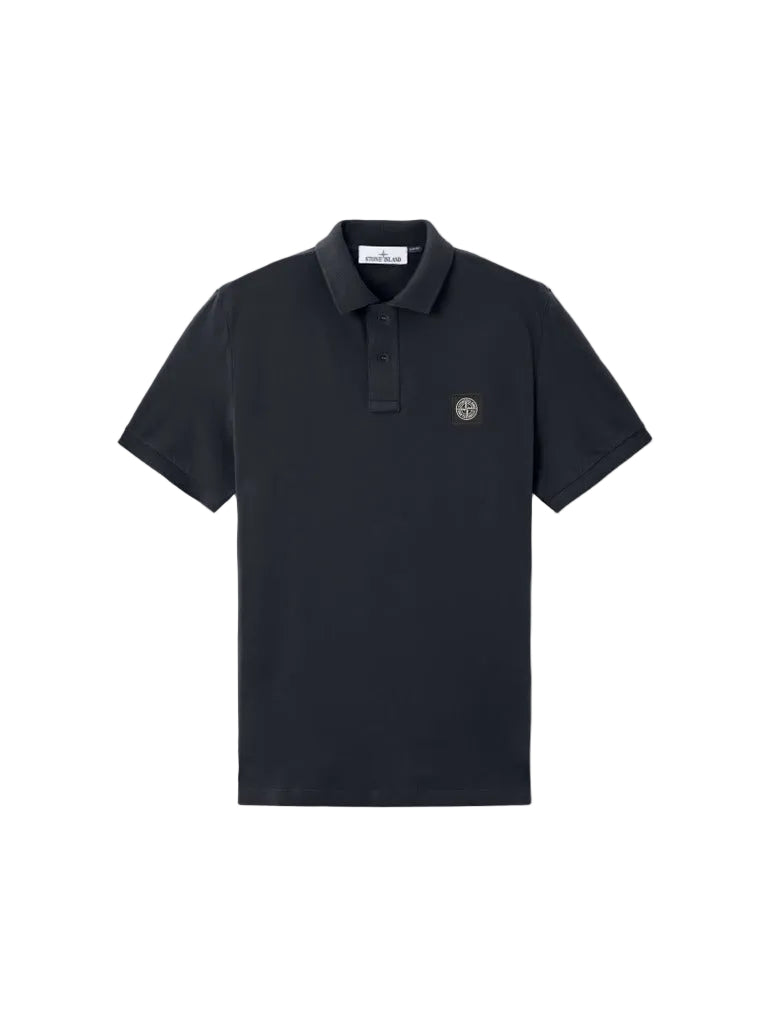 Slim-fit short-sleeve polo with compass patch-STONE ISLAND-311510-XS-Verso