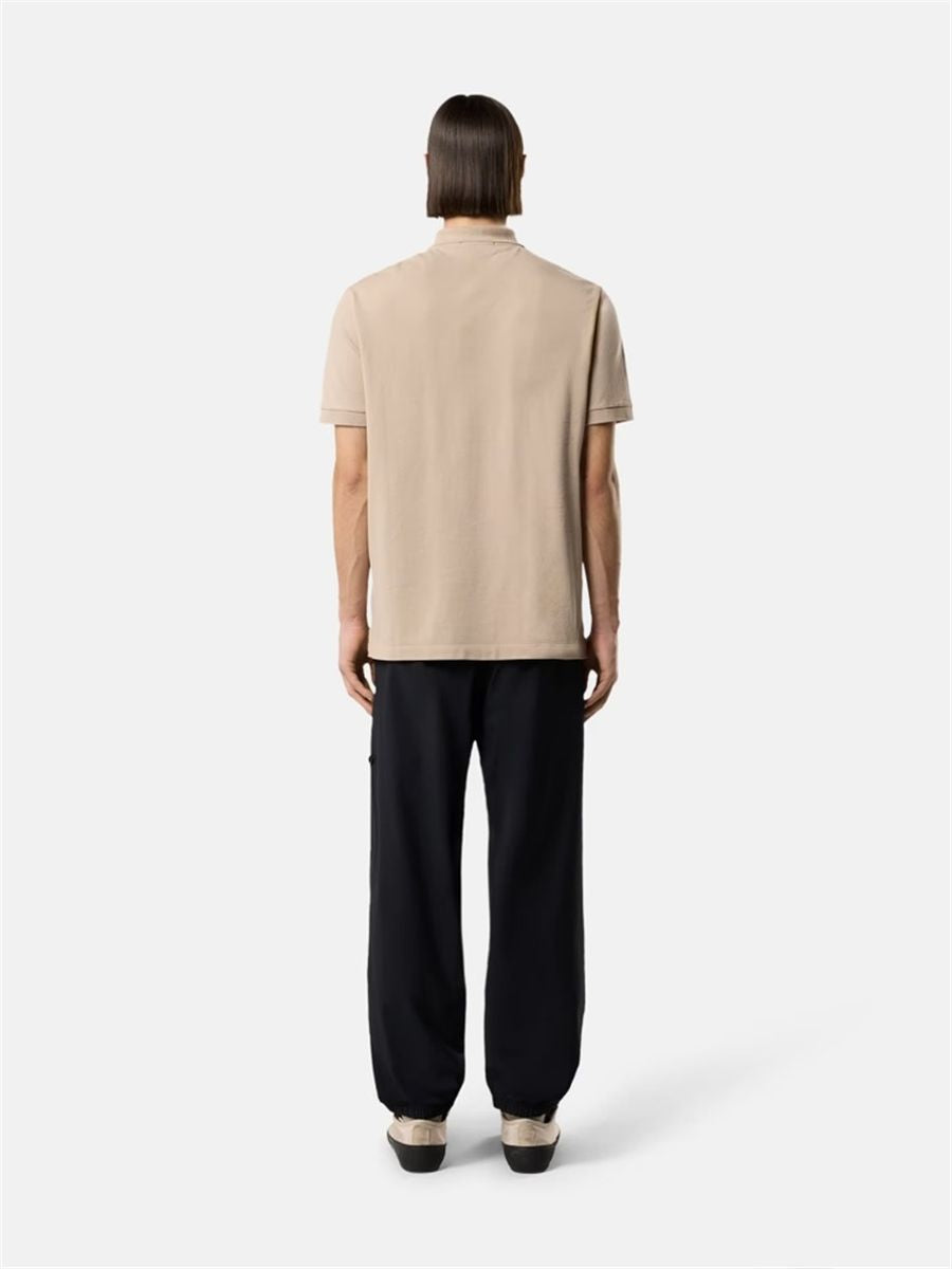 Slim-fit short-sleeve polo with compass patch-STONE ISLAND-Verso