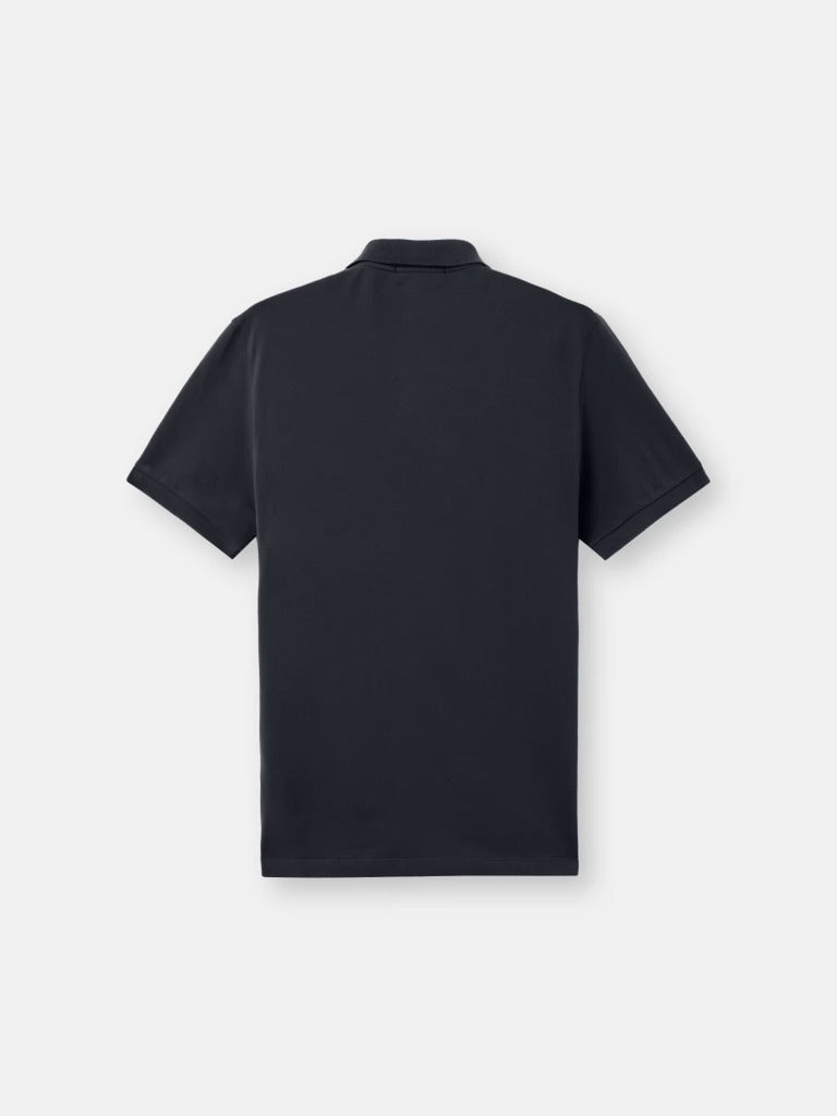 Slim-fit short-sleeve polo with compass patch-STONE ISLAND-Verso