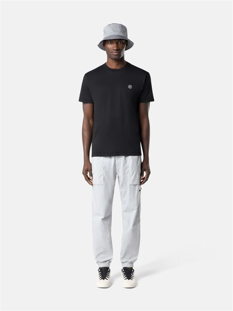 Slim-fit short-sleeve t-shirt with compass patch-STONE ISLAND-Verso