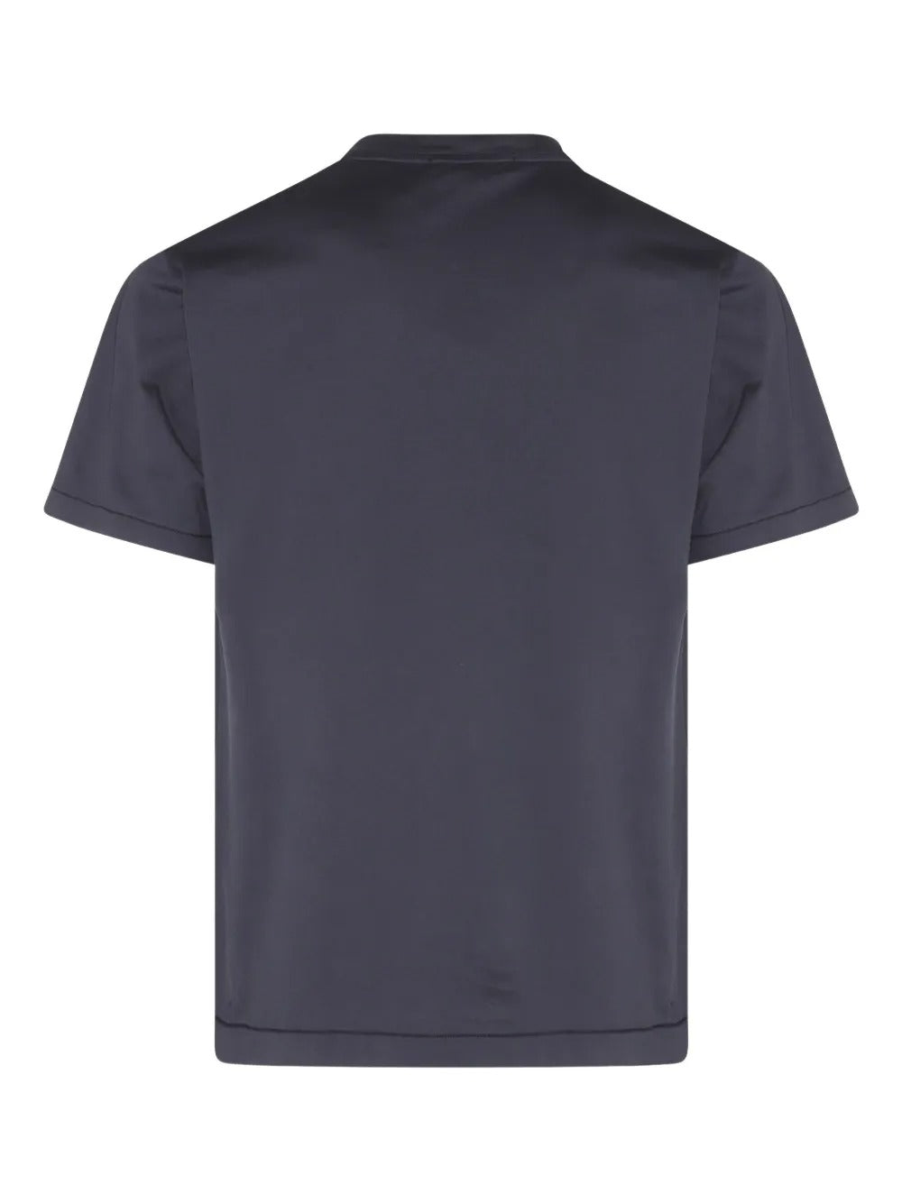 Slim-fit Short-sleeve T-shirt with Compass Patch-STONE ISLAND-Verso