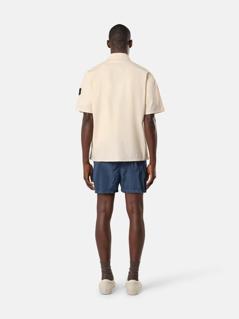 Slim-fit swim shorts with pockets-STONE ISLAND-Verso