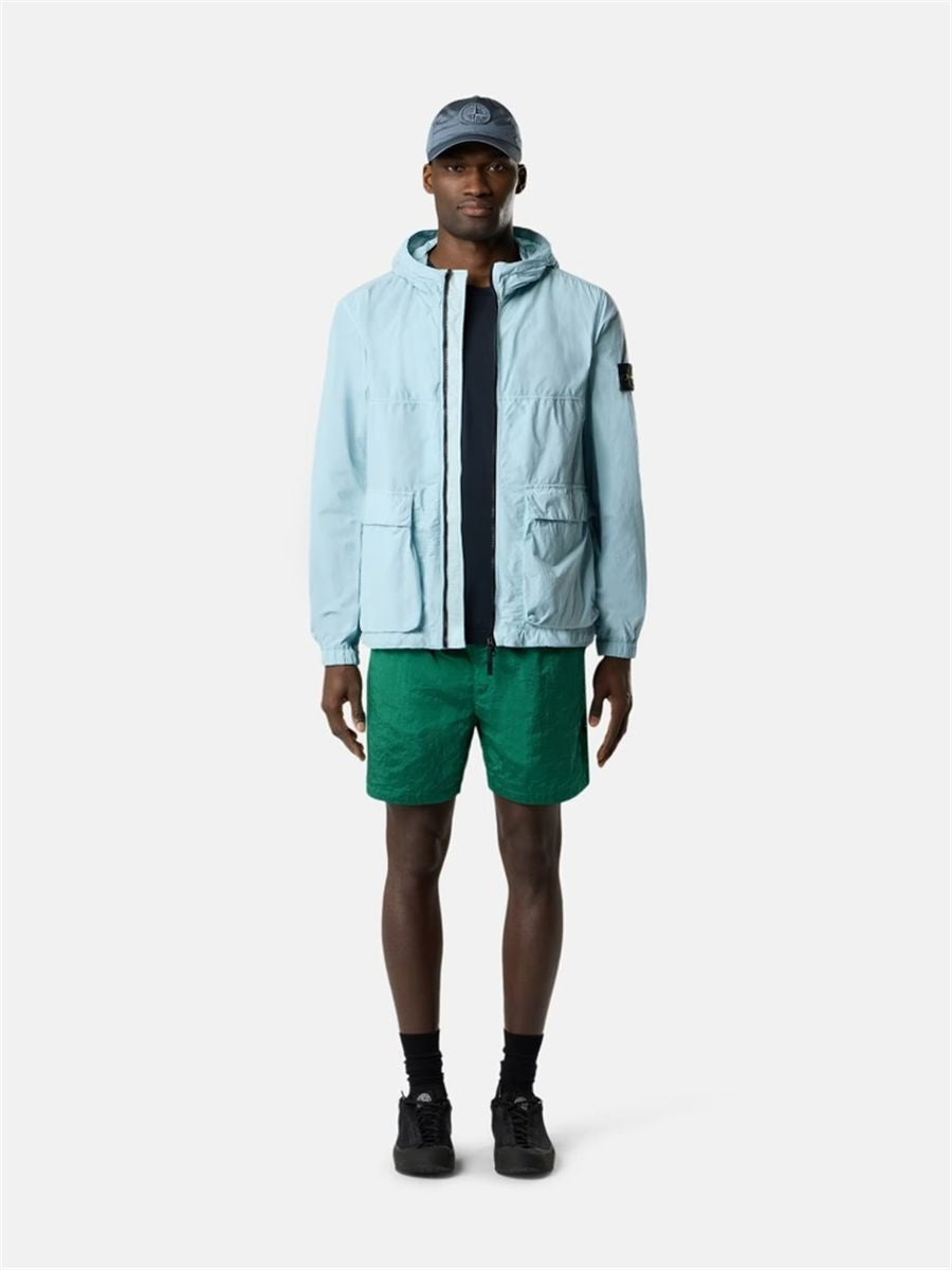 Slim-fit t-shirt with compass patch-STONE ISLAND-Verso
