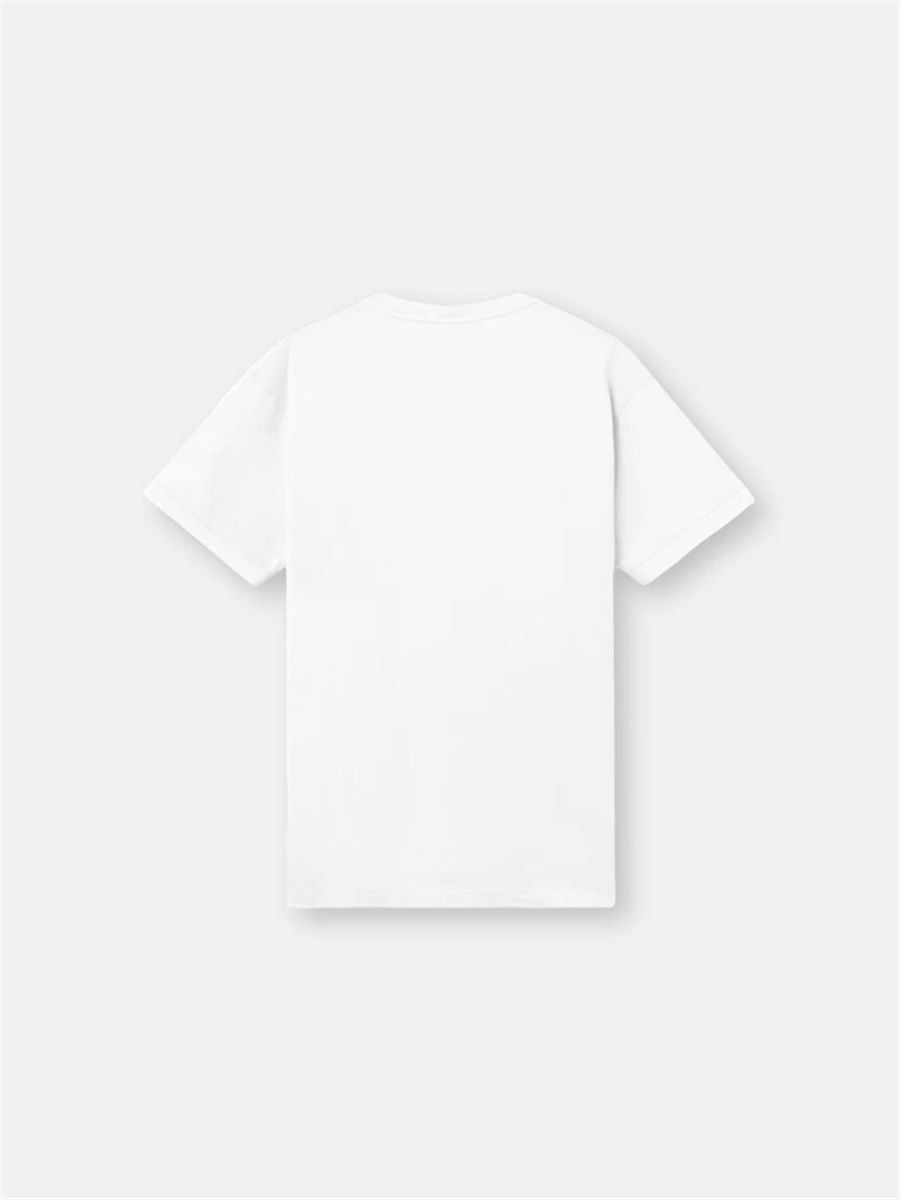 Sky Blue Slim-fit T-shirt with Compass patch-STONE ISLAND-Verso