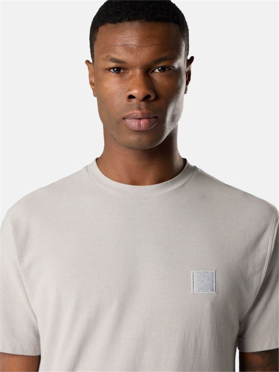 Logo- patch t-shirt-STONE ISLAND-Verso