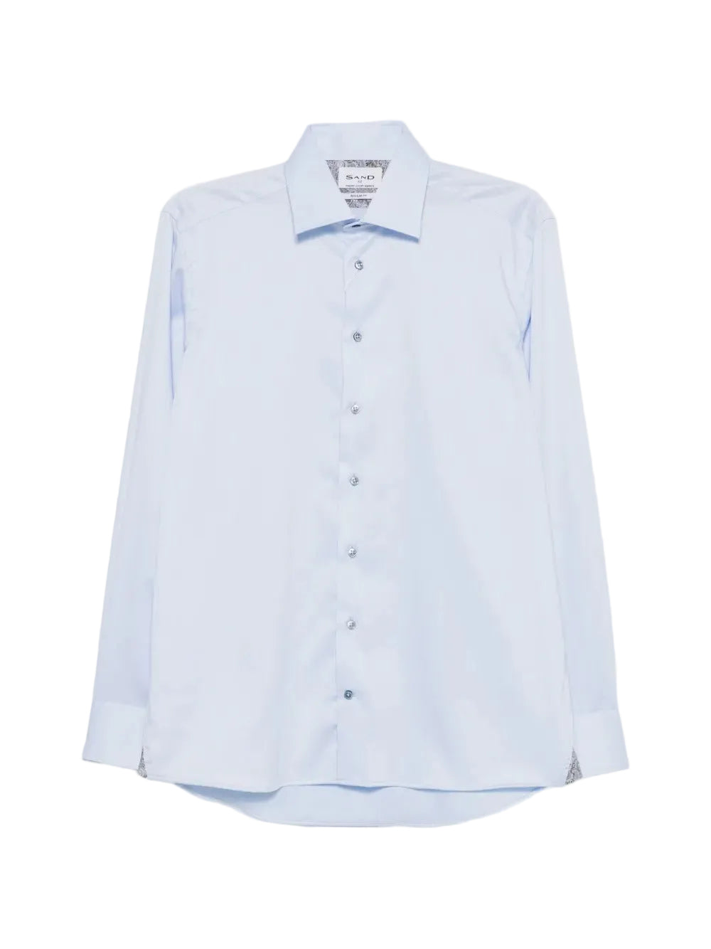 Slim Fit Twill Shirt-SAND-312432-38-Verso