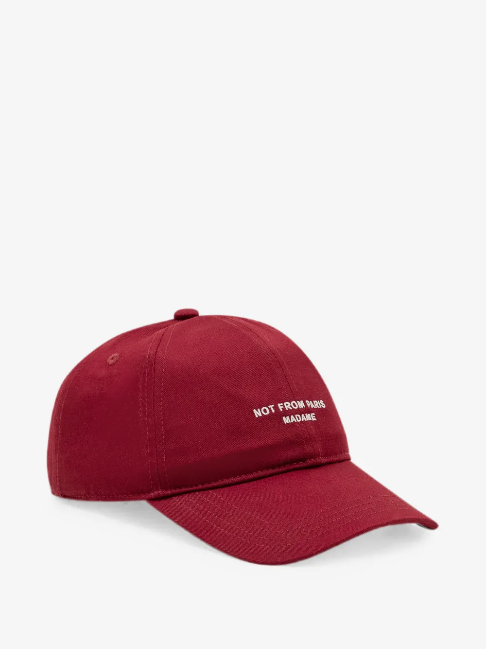 Slogan-embroidered cap-DRÔLE DE MONSIEUR-Verso