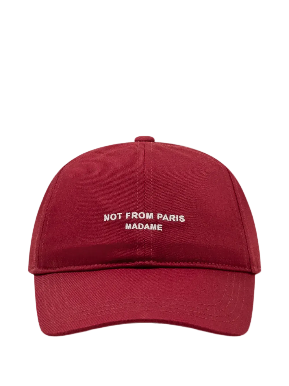 Slogan-embroidered cap-DRÔLE DE MONSIEUR-310932-OS-Verso