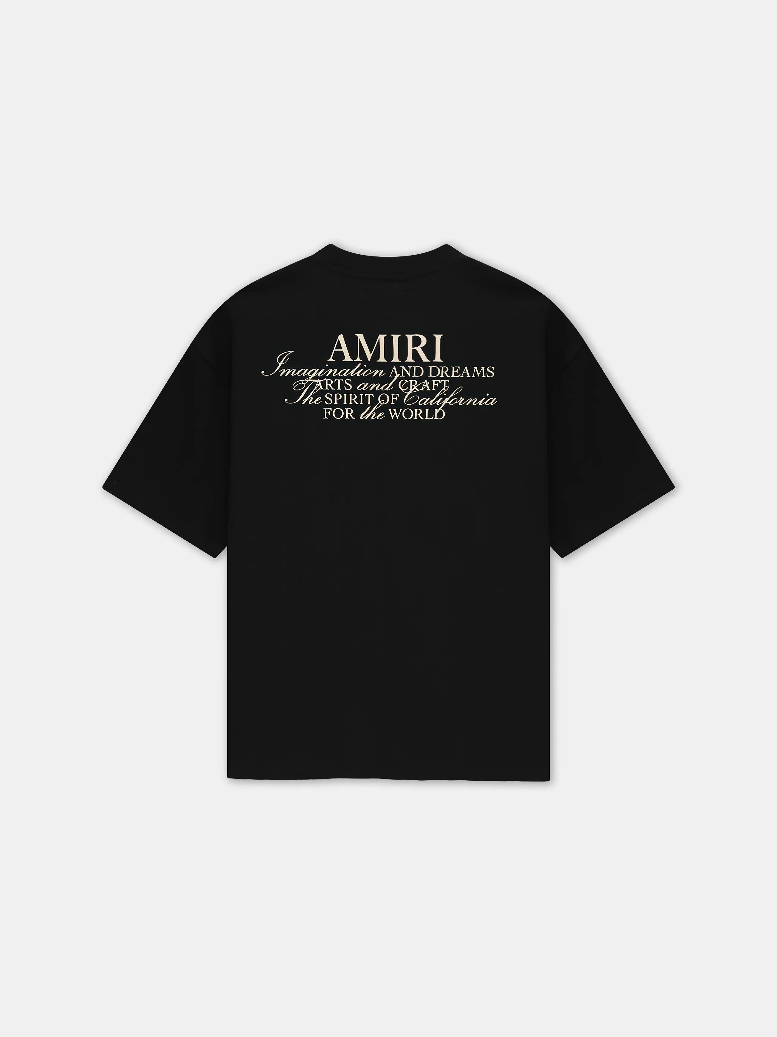 Slogan-print t-shirt-AMIRI-Verso