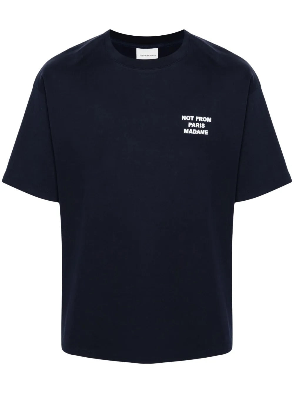 Slogan-print t-shirt-DRÔLE DE MONSIEUR-310945-XS-Verso
