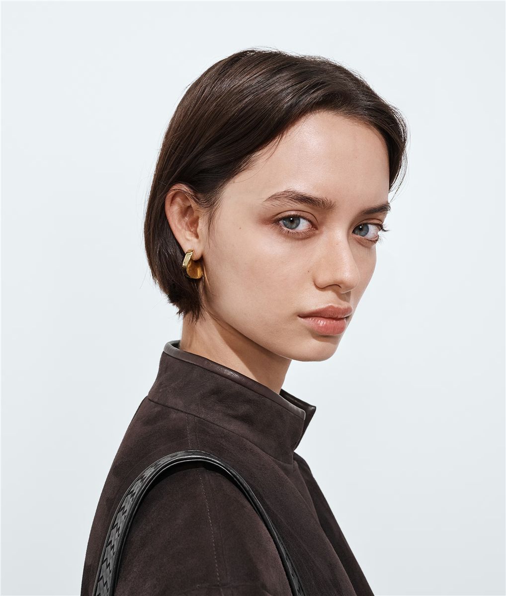 Small disc earrings-BOTTEGA VENETA-Verso