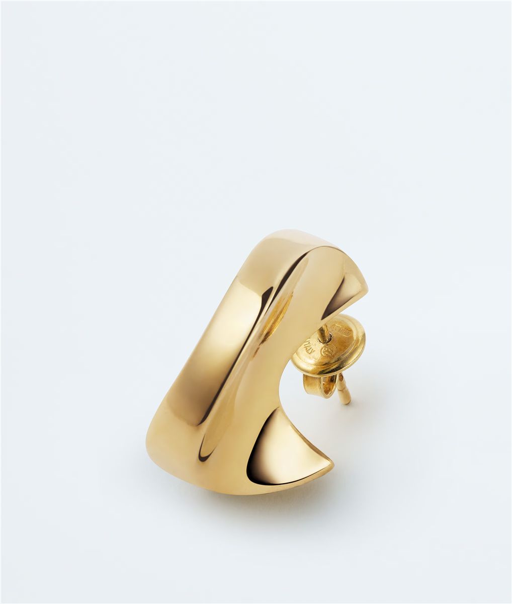 Small disc earrings-BOTTEGA VENETA-Verso