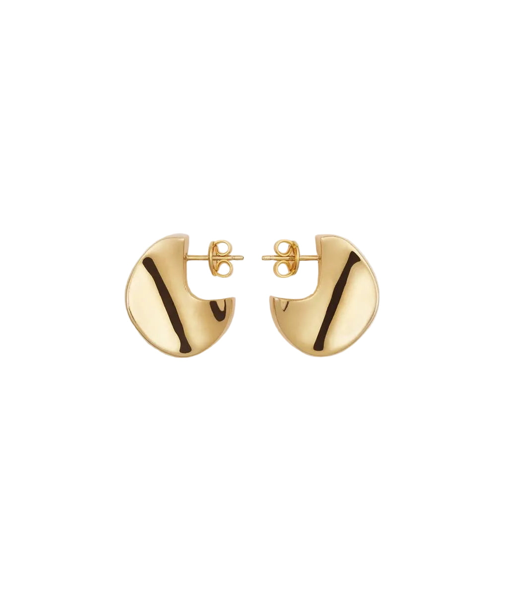 Small disc earrings-BOTTEGA VENETA-309152-TU-Verso