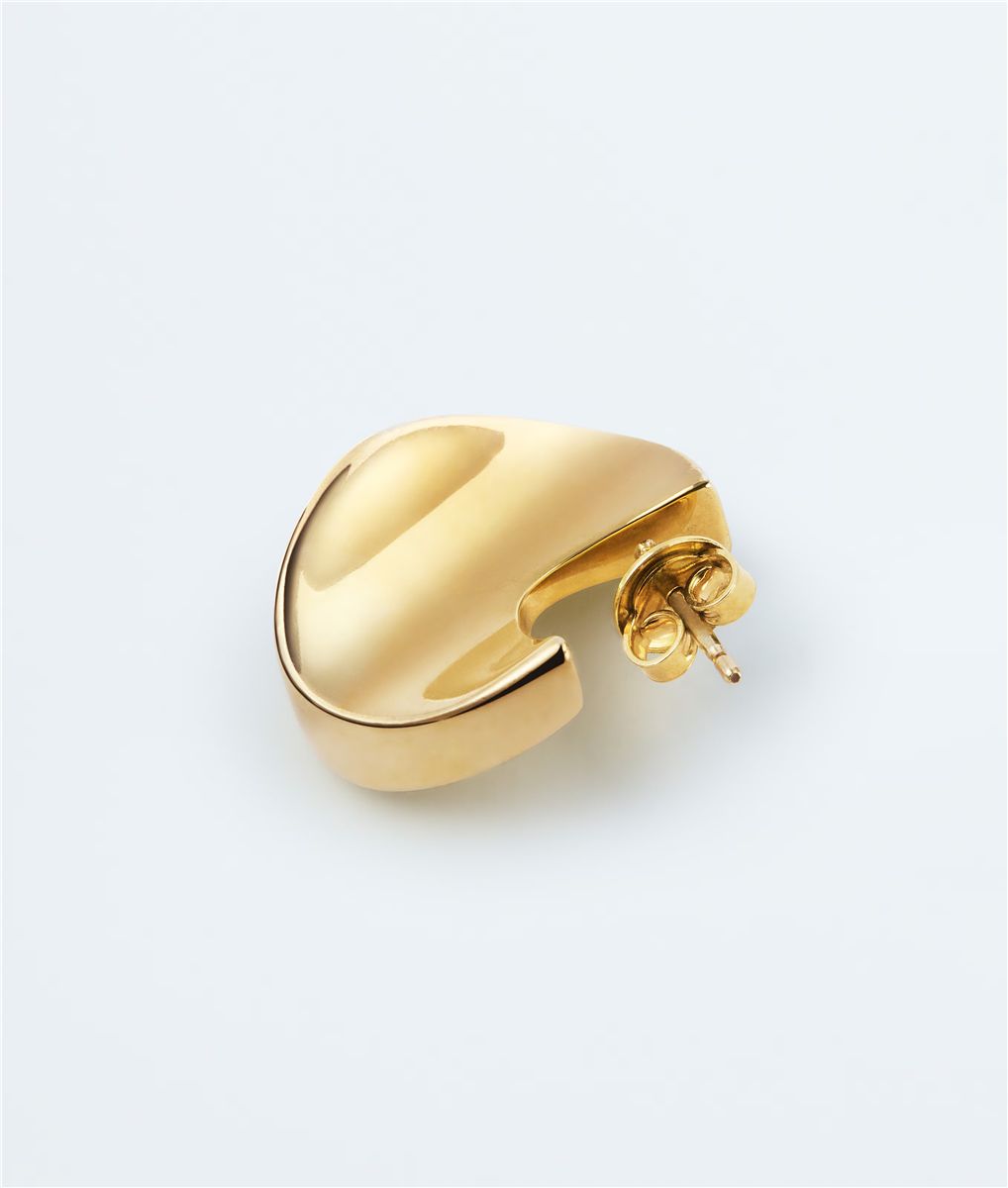 Small disc earrings-BOTTEGA VENETA-Verso
