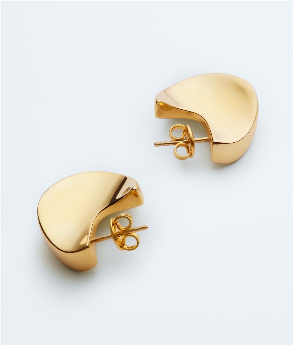 Small disc earrings-BOTTEGA VENETA-Verso