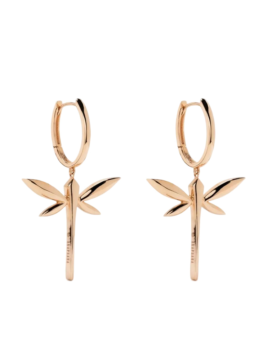 Small dragonfly drop earrings-ANAPSARA-Verso