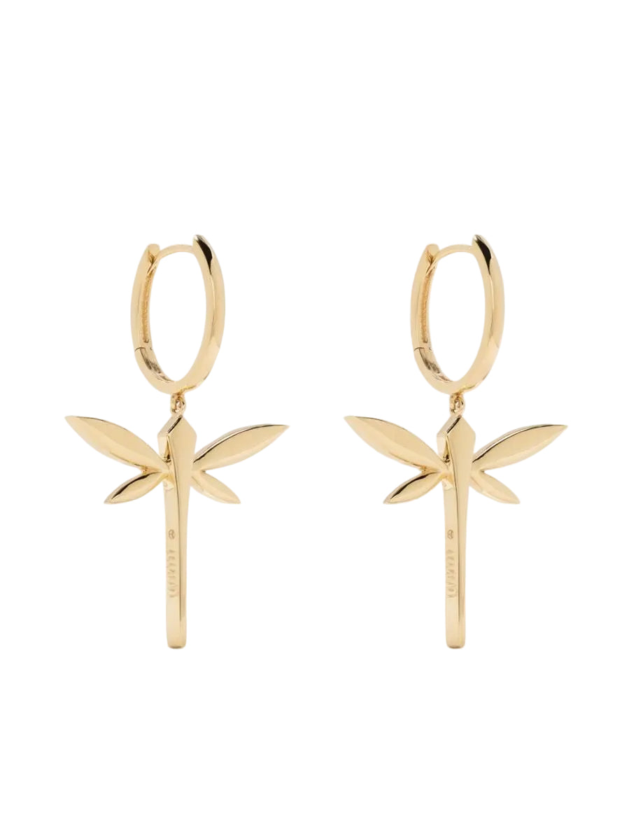 Small dragonfly drop earrings-ANAPSARA-Verso