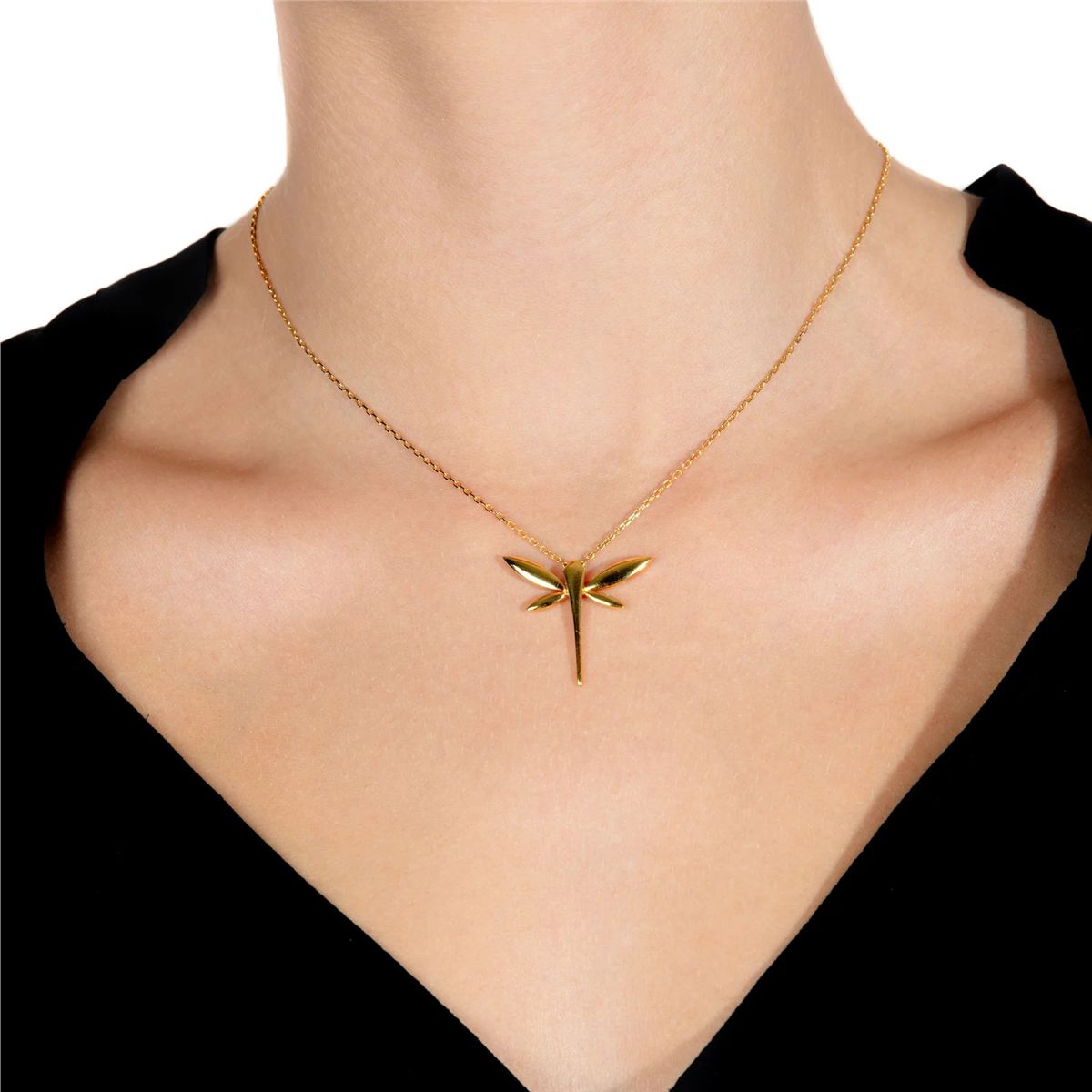 Small dragonfly necklace-ANAPSARA-Verso