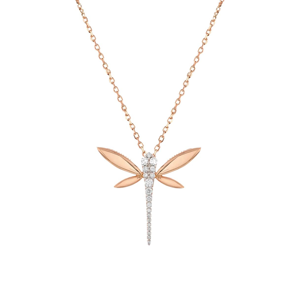 Small dragonfly necklace-ANAPSARA-Verso