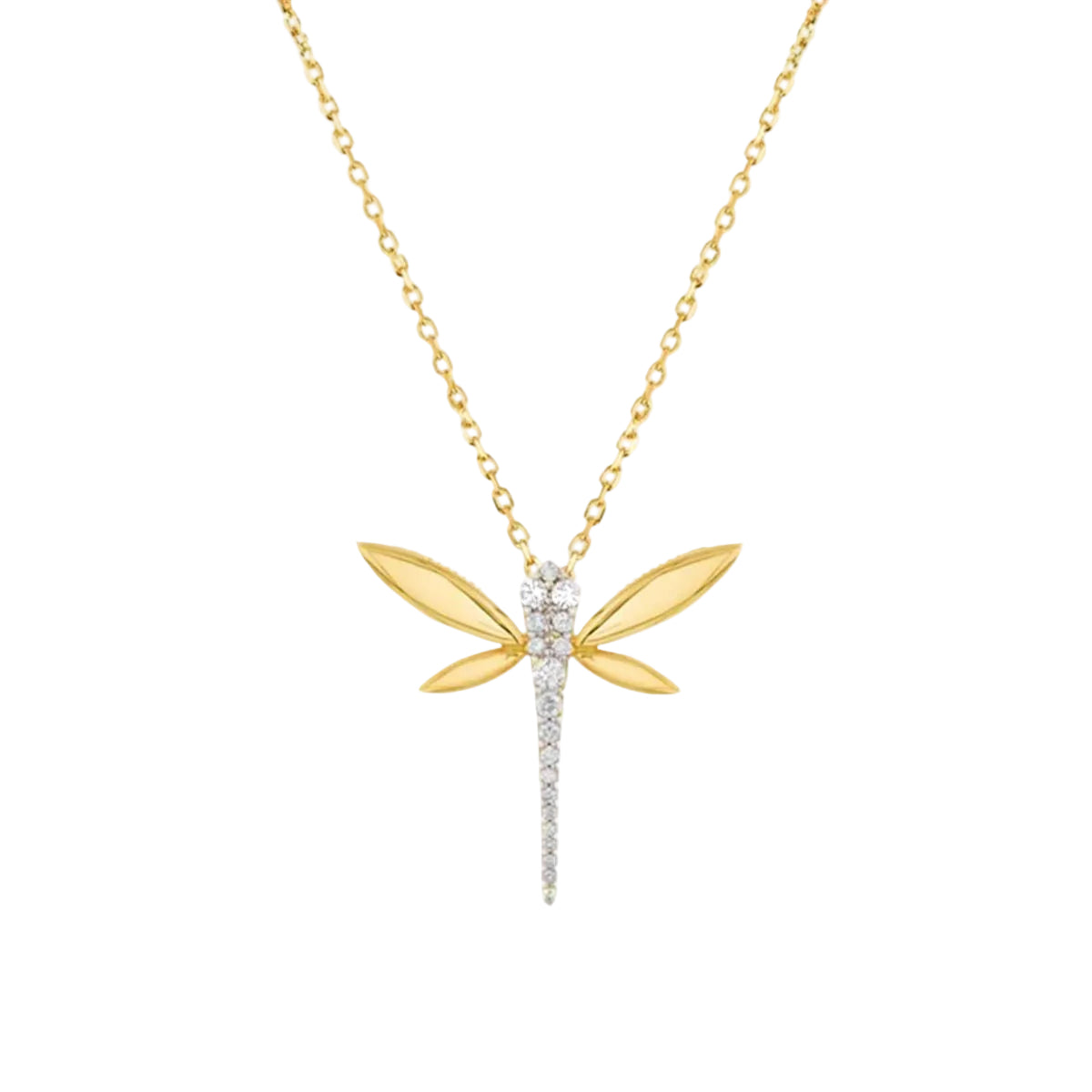 Small dragonfly necklace-ANAPSARA-Verso