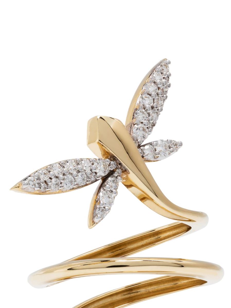 18KT YELLOW GOLD RING - ANAPSARA - Verso