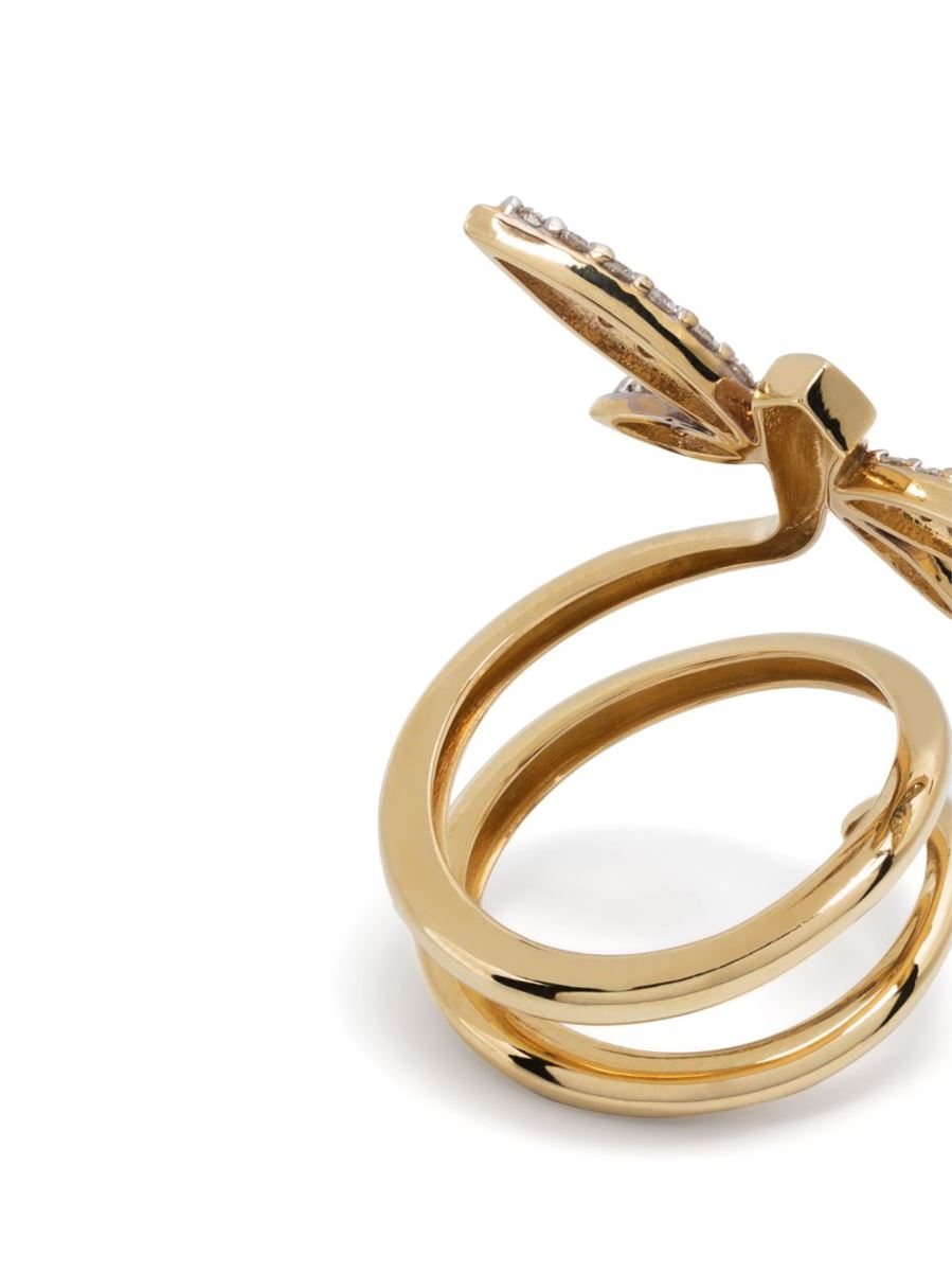 18KT YELLOW GOLD RING - ANAPSARA - Verso