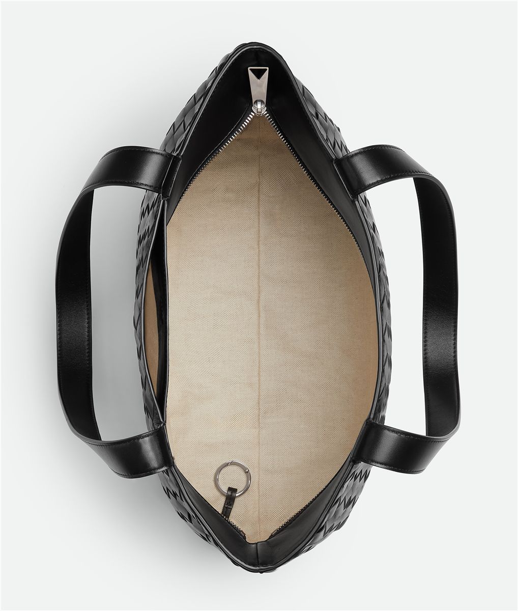 Small intrecciato zipped tote-BOTTEGA VENETA-Verso