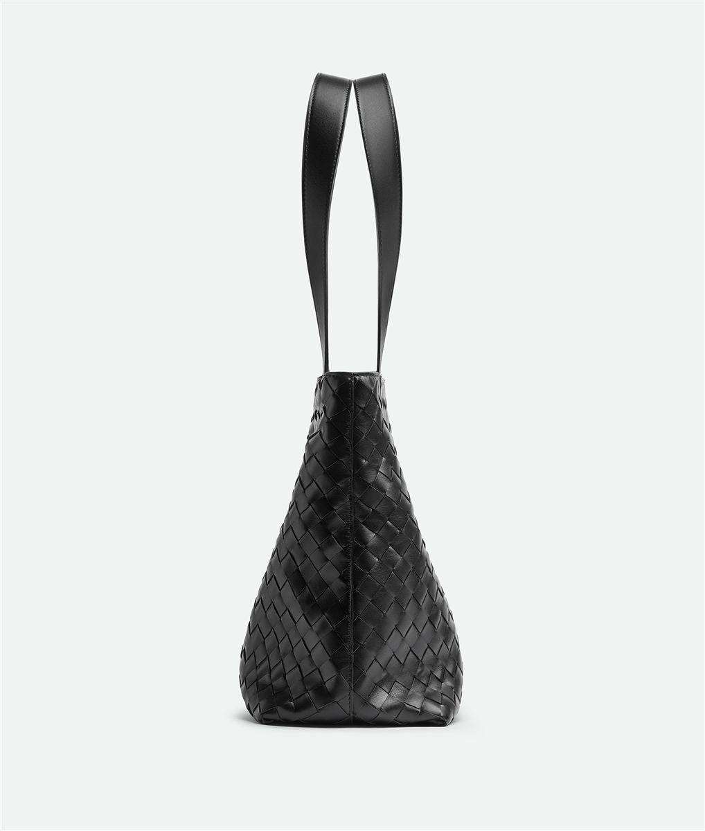 Small intrecciato zipped tote-BOTTEGA VENETA-Verso