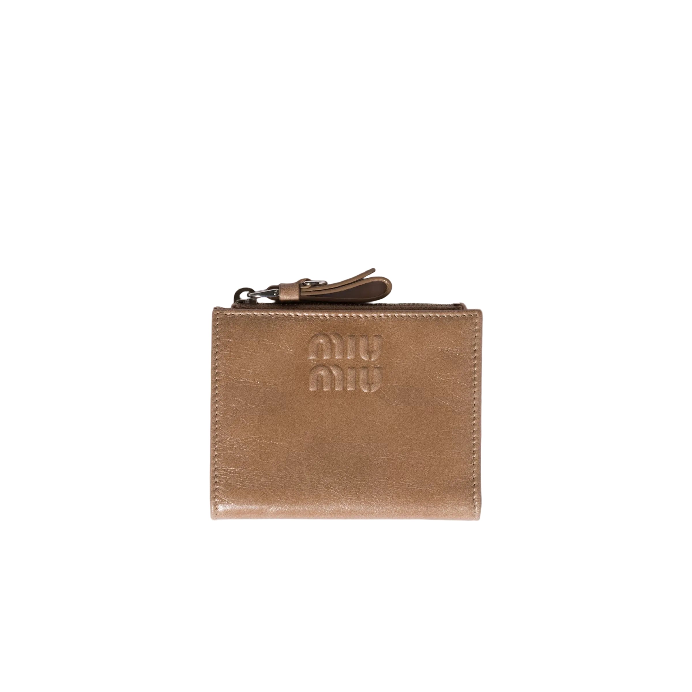 Small leather wallet-MIU MIU-Verso