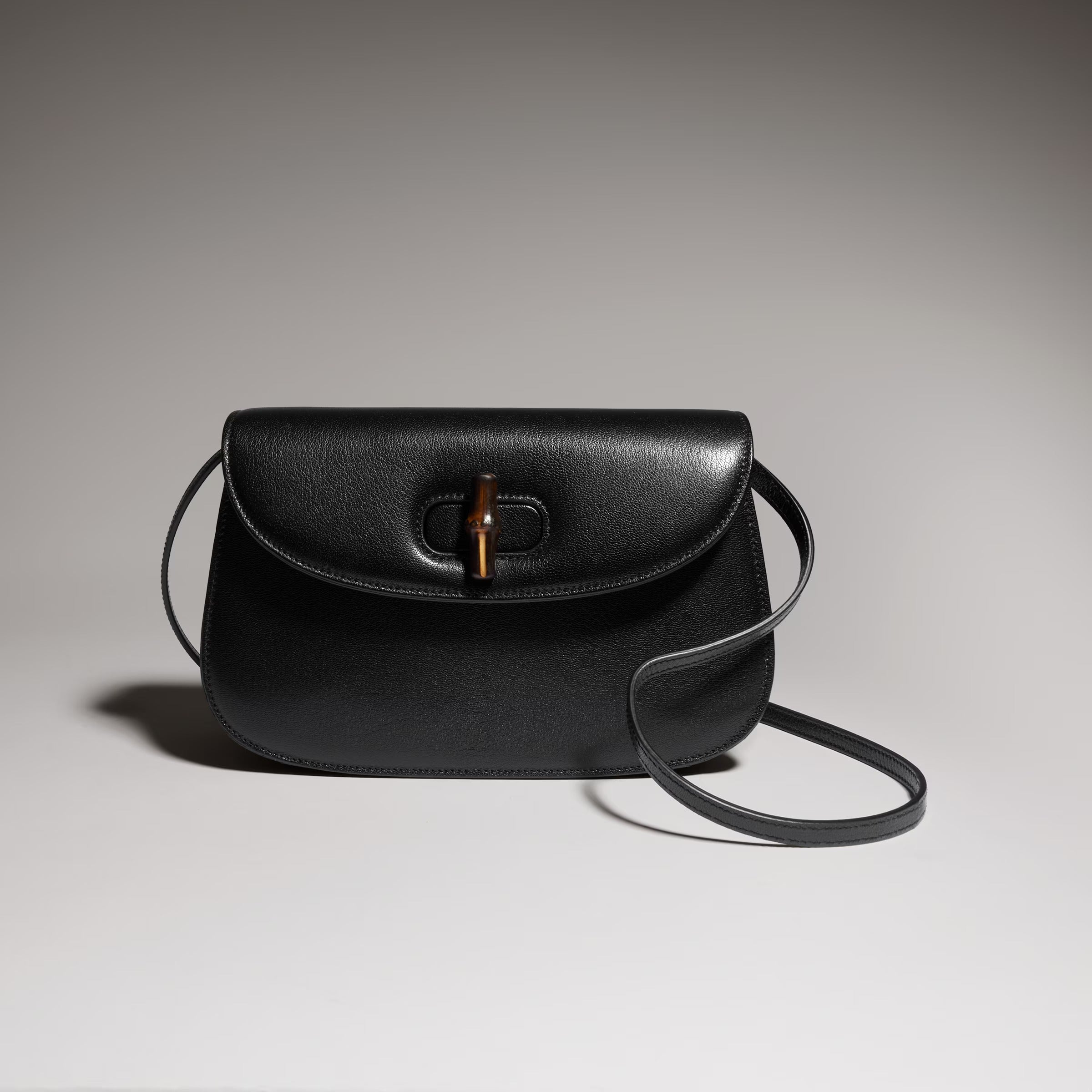 Small shoulder bag with bamboo-GUCCI-Verso