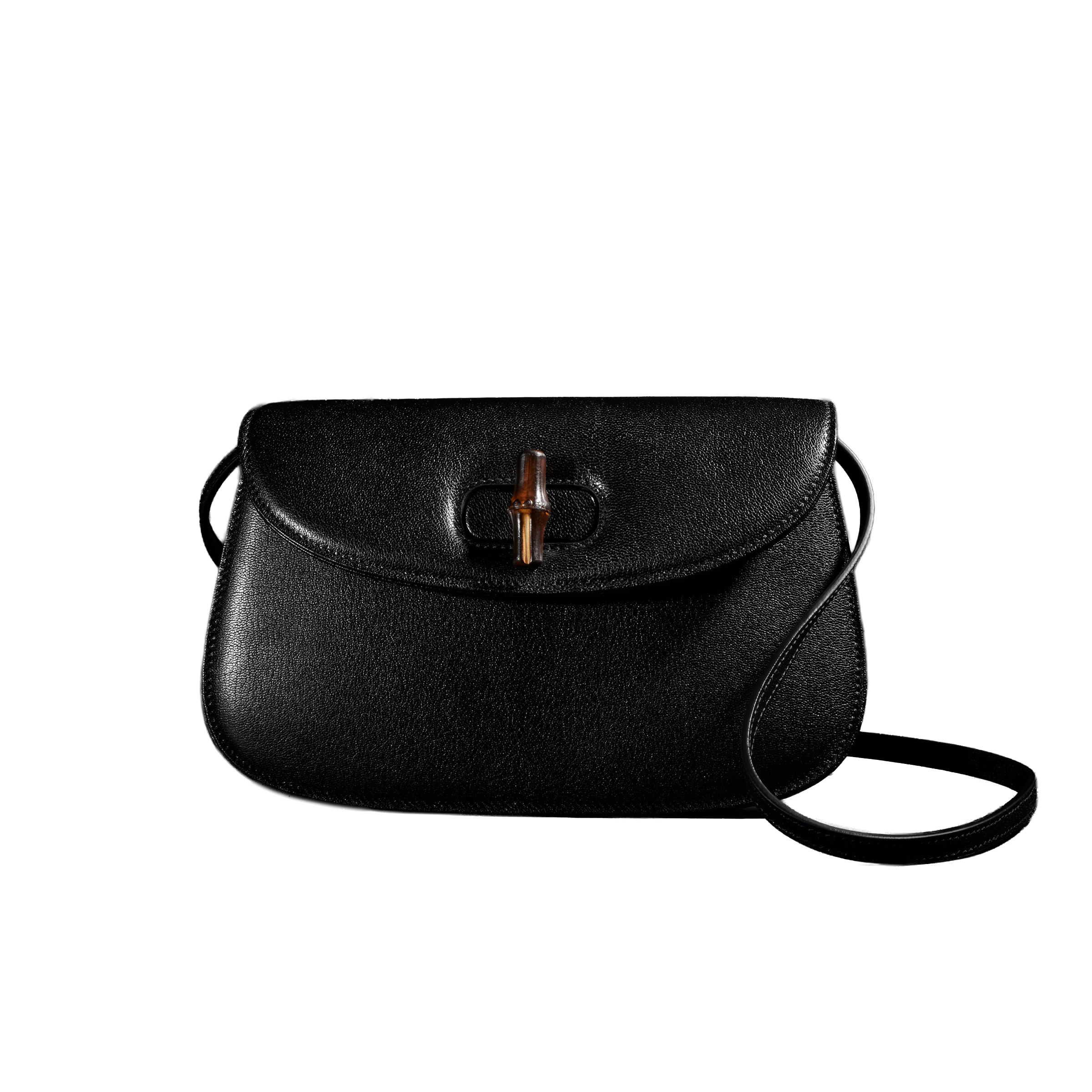 Small shoulder bag with bamboo-GUCCI-Verso