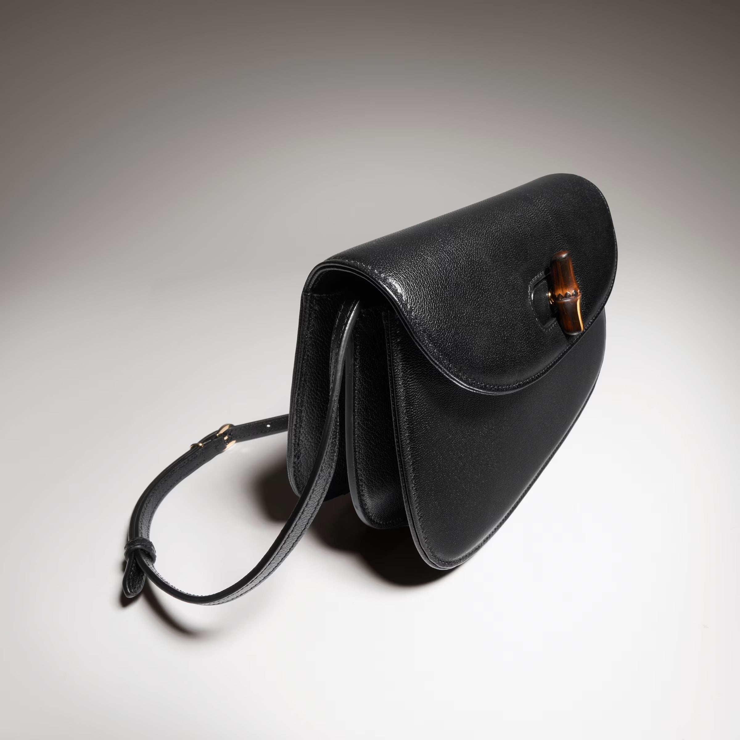 Small shoulder bag with bamboo-GUCCI-Verso