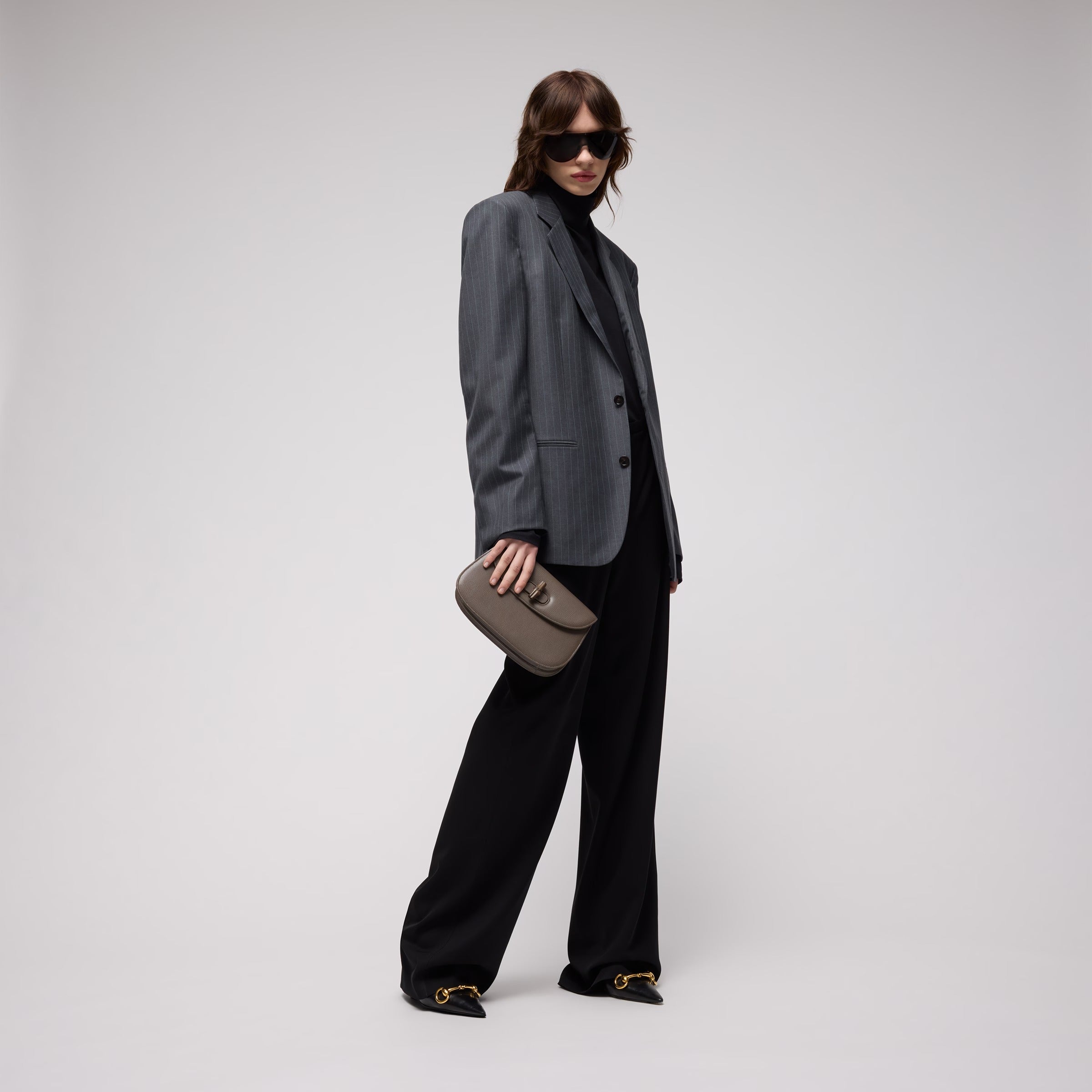 Small shoulder bag with bamboo-GUCCI-Verso