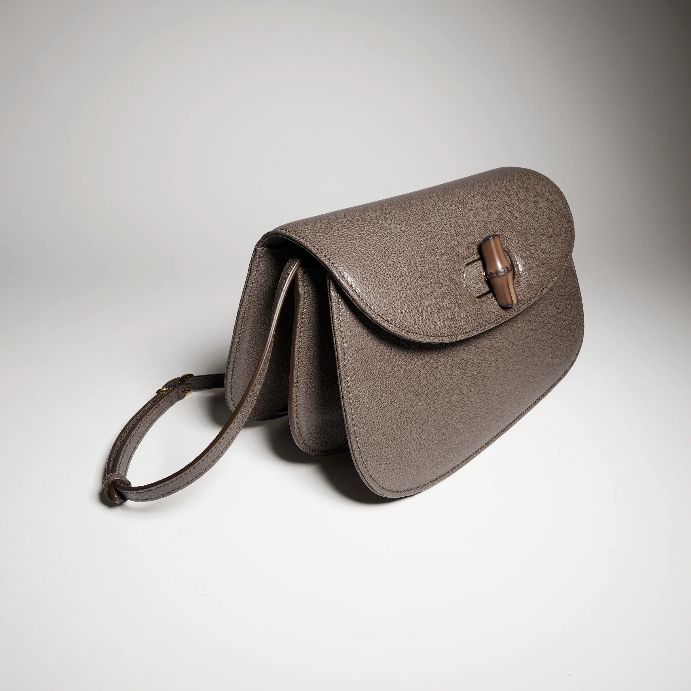 Small shoulder bag with bamboo-GUCCI-Verso
