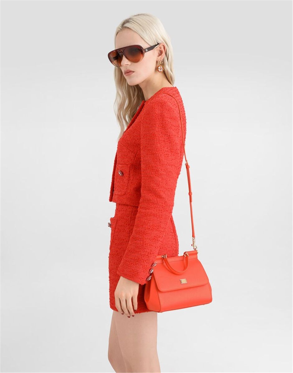 Small sicily handbag in calfskin-DOLCE&GABBANA-Verso