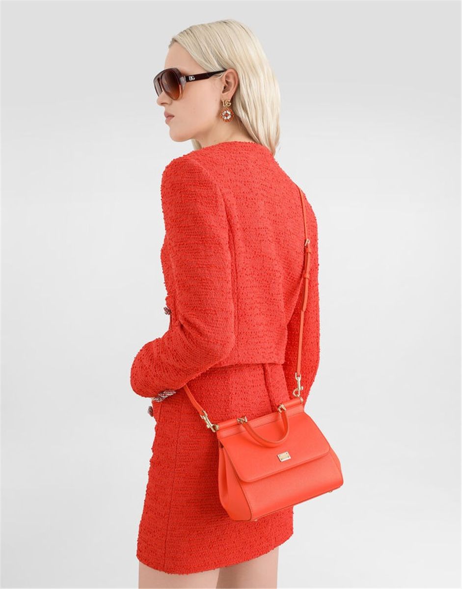 Small sicily handbag in calfskin-DOLCE&GABBANA-Verso