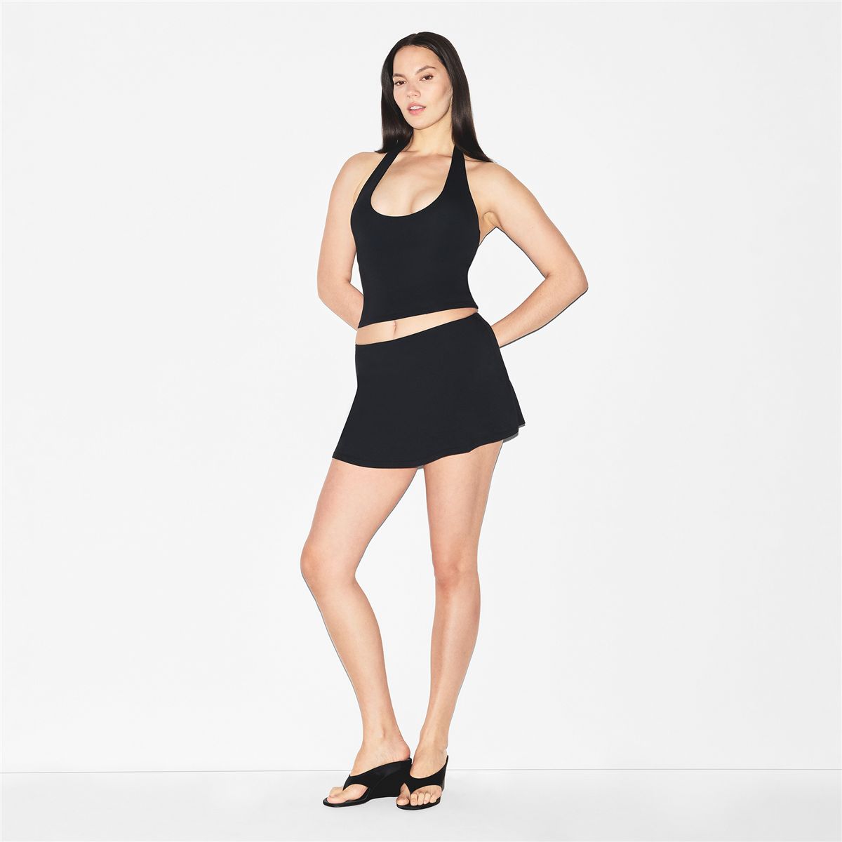 Smooth layers mini skort-SKIMS-Verso