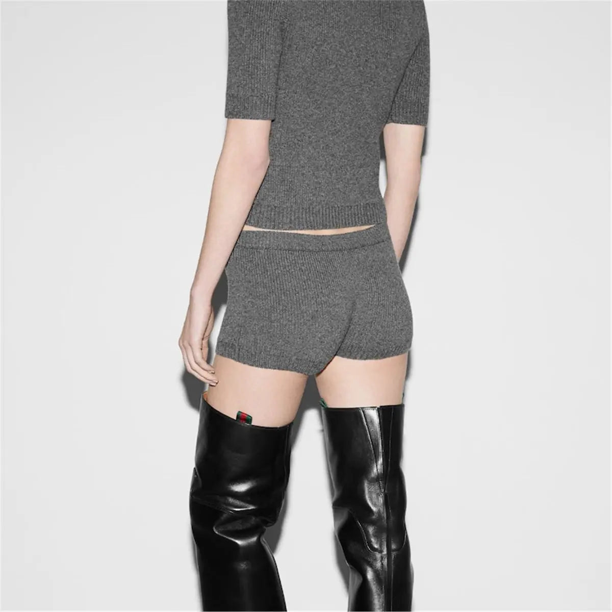 SOFT RIB WOOL SHORT GUCCI