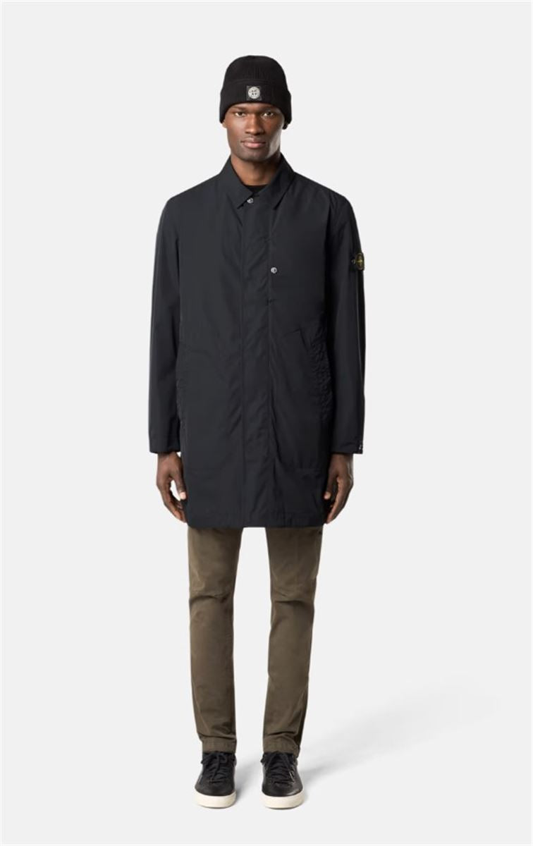 SOFT TRENCH COAT WITH ANTI-DROP-STONE ISLAND-Verso