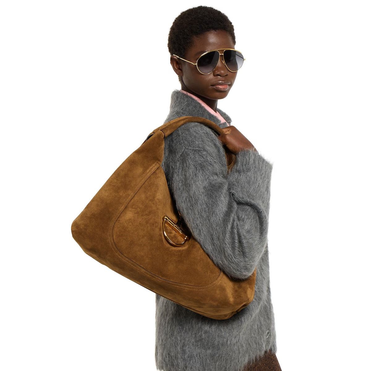 Softbit maxi shoulder bag-GUCCI-Verso