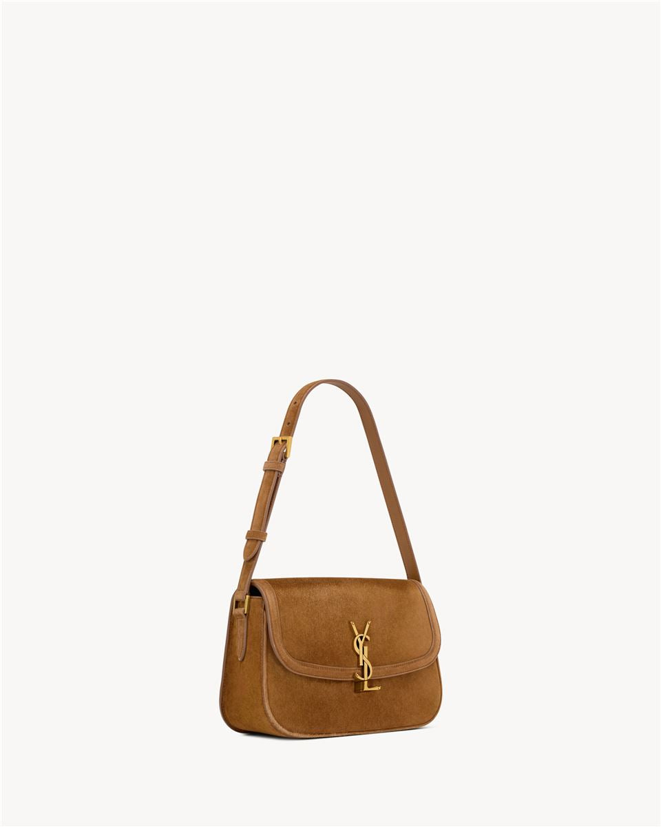 solferino medium in suede-SAINT LAURENT-Verso