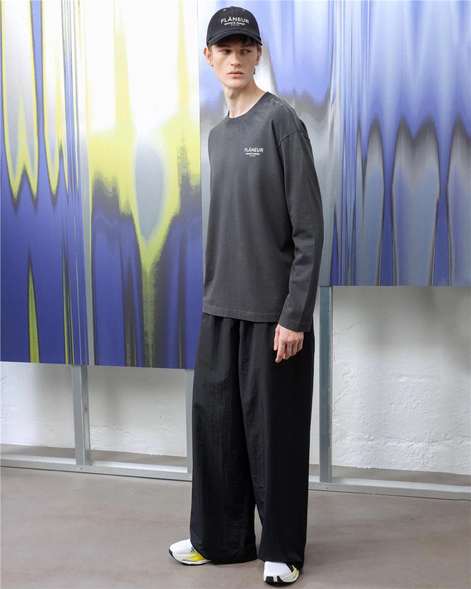 Sound & design long sleeve washed-FLÂNEUR-Verso