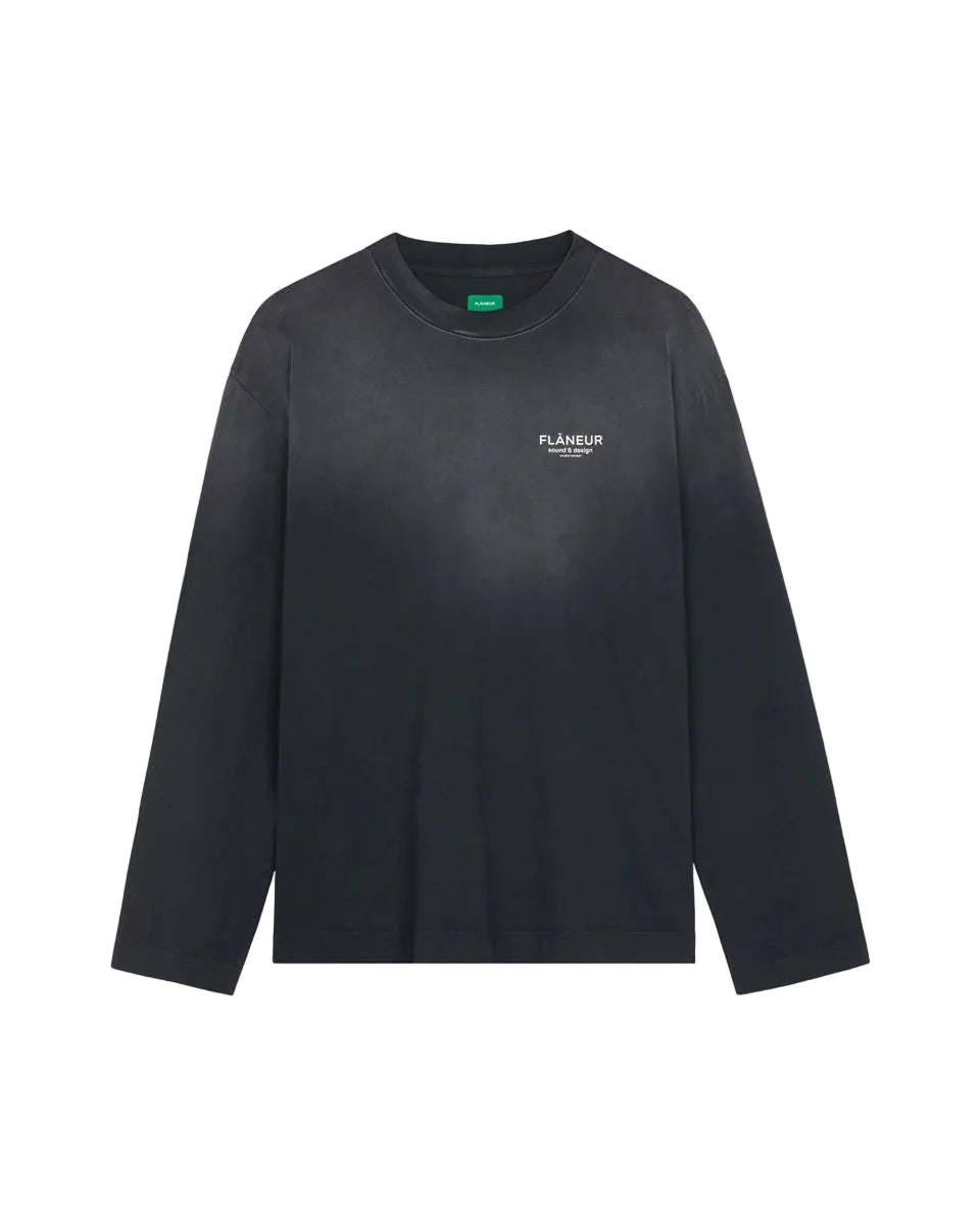 Sound & design long sleeve washed-FLÂNEUR-Verso