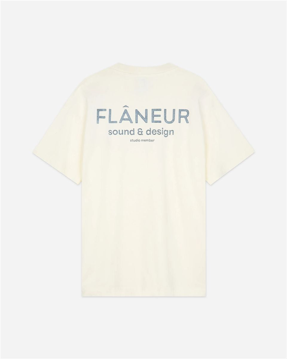 Sound & design studio member t-shirt-FLÂNEUR-Verso