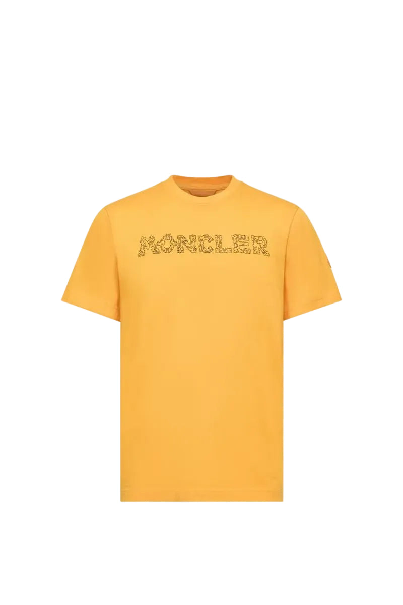 Space embroidered logo cotton t-shirt-MONCLER-310292-S-Verso