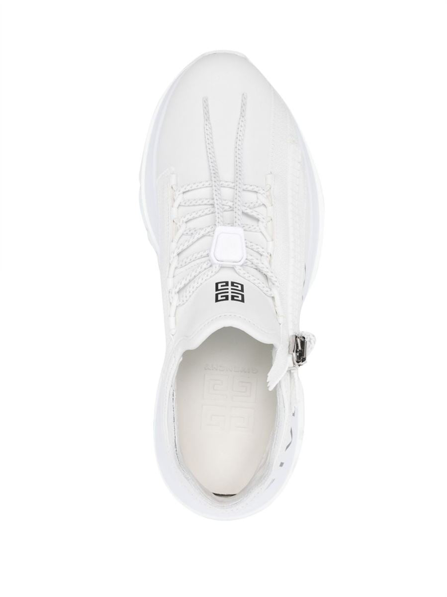 SPECTRE LOGO-PRINT LEATHER SNEAKERS-GIVENCHY-Verso